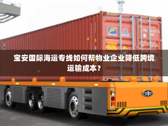 宝安国际海运专线如何帮物业企业降低跨境运输成本？