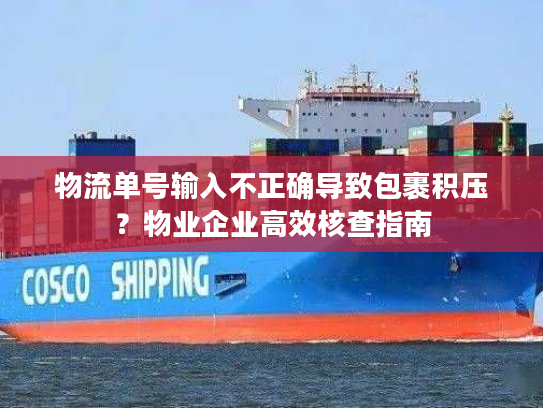 物流单号输入不正确导致包裹积压？物业企业高效核查指南