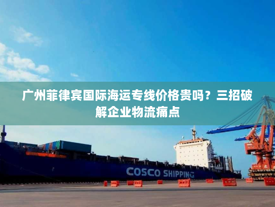 广州菲律宾国际海运专线价格贵吗?三招破解企业物流痛点 广州菲律宾国际海运专线价格贵吗?三招破解企业物流痛点
