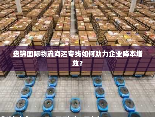 盘锦国际物流海运专线如何助力企业降本增效？