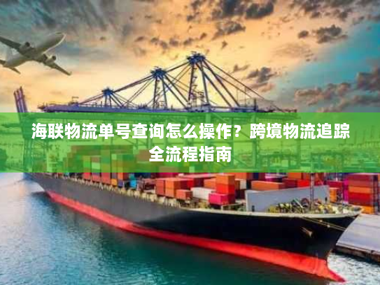 海联物流单号查询怎么操作?跨境物流追踪全流程指南 海联物流单号查询怎么操作?跨境物流追踪全流程指南