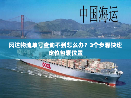风达物流单号查询不到怎么办?3个步骤快速定位包裹位置 风达物流单号查询不到怎么办?3个步骤快速定位包裹位置