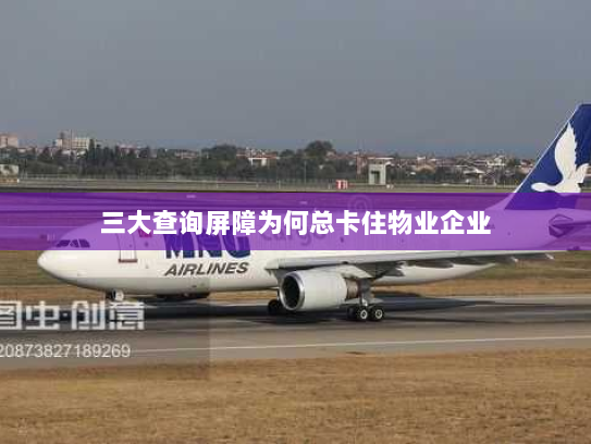 三大查询屏障为何总卡住物业企业