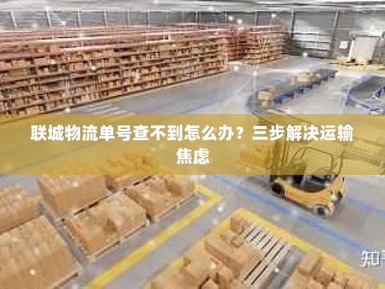 联城物流单号查不到怎么办?三步解决运输焦虑 联城物流单号查不到怎么办?三步解决运输焦虑