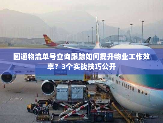 圆通物流单号查询跟踪如何提升物业工作效率?3个实战技巧公开 圆通物流单号查询跟踪如何提升物业工作效率?3个实战技巧公开