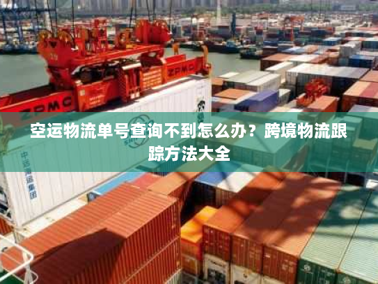 空运物流单号查询不到怎么办？跨境物流跟踪方法大全