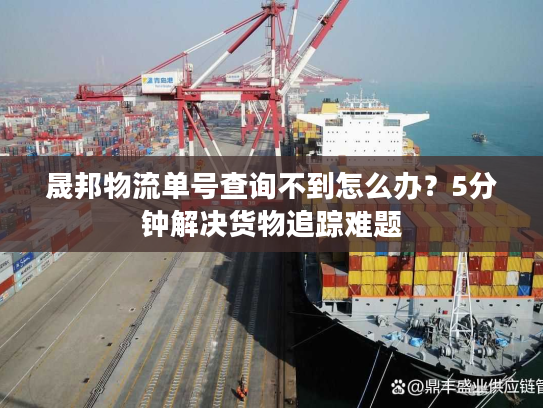 晟邦物流单号查询不到怎么办？5分钟解决货物追踪难题