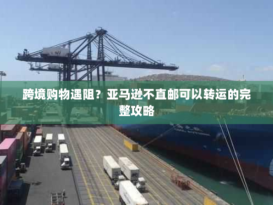 跨境购物遇阻?亚马逊不直邮可以转运的完整攻略 跨境购物遇阻?亚马逊不直邮可以转运的完整攻略