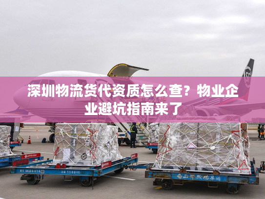 深圳物流货代资质怎么查？物业企业避坑指南来了