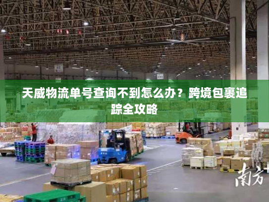 天威物流单号查询不到怎么办?跨境包裹追踪全攻略 天威物流单号查询不到怎么办?跨境包裹追踪全攻略