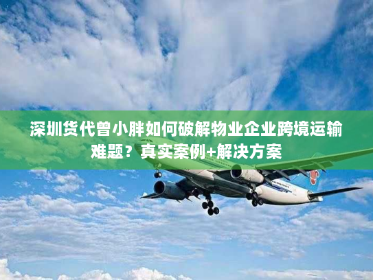 深圳货代曾小胖如何破解物业企业跨境运输难题？真实案例+解决方案