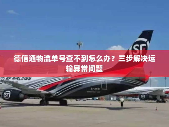 德信通物流单号查不到怎么办?三步解决运输异常问题 德信通物流单号查不到怎么办?三步解决运输异常问题