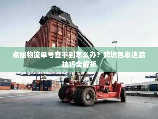 点盟物流单号查不到怎么办?跨境包裹追踪技巧全解析 点盟物流单号查不到怎么办?跨境包裹追踪技巧全解析