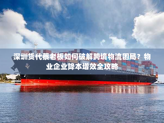 深圳货代蔡老板如何破解跨境物流困局?物业企业降本增效全攻略 深圳货代蔡老板如何破解跨境物流困局?物业企业降本增效全攻略