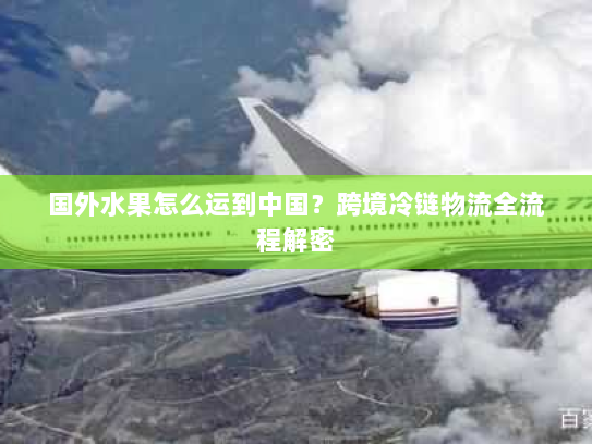 国外水果怎么运到中国？跨境冷链物流全流程解密