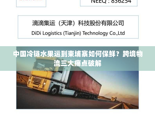中国冷链水果运到柬埔寨如何保鲜？跨境物流三大痛点破解