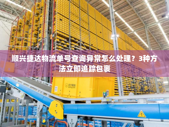 顺兴捷达物流单号查询异常怎么处理？3种方法立即追踪包裹