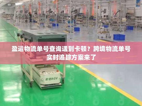 盈运物流单号查询遇到卡顿？跨境物流单号实时追踪方案来了