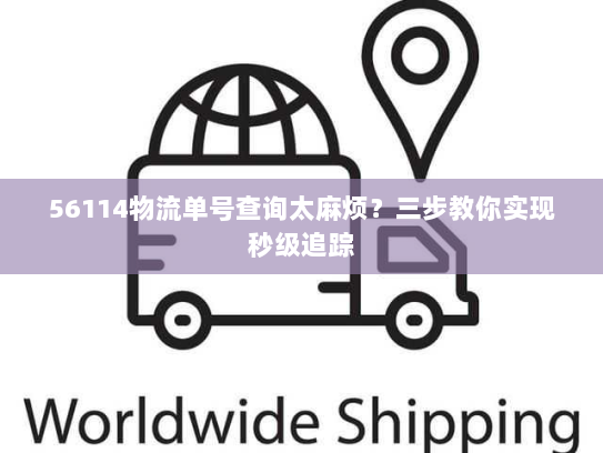 56114物流单号查询太麻烦?三步教你实现秒级追踪 56114物流单号查询太麻烦?三步教你实现秒级追踪