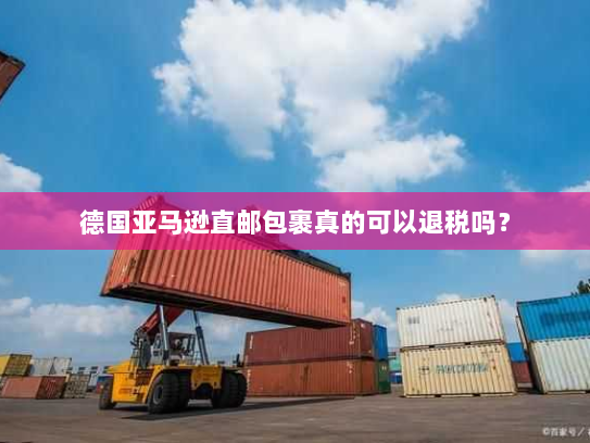 德国亚马逊直邮包裹真的可以退税吗? 德国亚马逊直邮包裹真的可以退税吗?