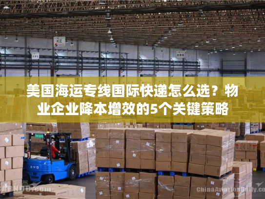 美国海运专线国际快递怎么选？物业企业降本增效的5个关键策略