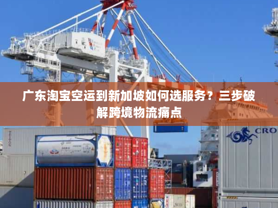 广东淘宝空运到新加坡如何选服务？三步破解跨境物流痛点