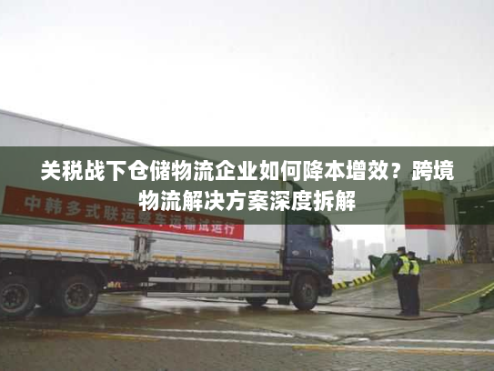 关税战下仓储物流企业如何降本增效？跨境物流解决方案深度拆解