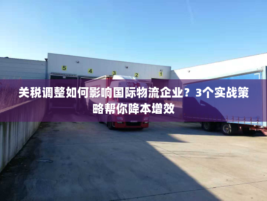 关税调整如何影响国际物流企业?3个实战策略帮你降本增效 关税调整如何影响国际物流企业?3个实战策略帮你降本增效