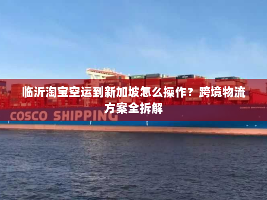 临沂淘宝空运到新加坡怎么操作?跨境物流方案全拆解 临沂淘宝空运到新加坡怎么操作?跨境物流方案全拆解