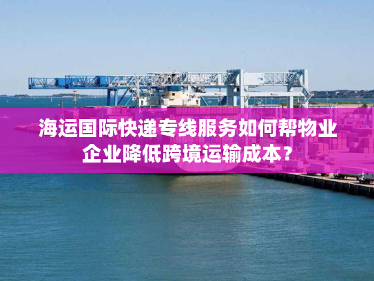 海运国际快递专线服务如何帮物业企业降低跨境运输成本？