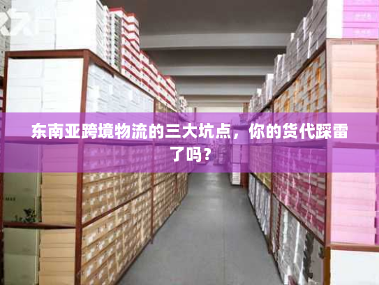 东南亚跨境物流的三大坑点，你的货代踩雷了吗？