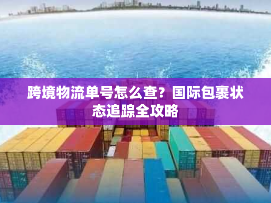 跨境物流单号怎么查？国际包裹状态追踪全攻略