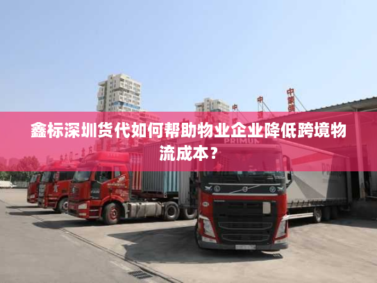 鑫标深圳货代如何帮助物业企业降低跨境物流成本？