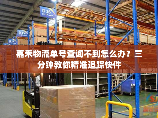 嘉禾物流单号查询不到怎么办?三分钟教你精准追踪快件 嘉禾物流单号查询不到怎么办?三分钟教你精准追踪快件