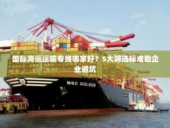 国际海运运输专线哪家好？5大筛选标准助企业避坑