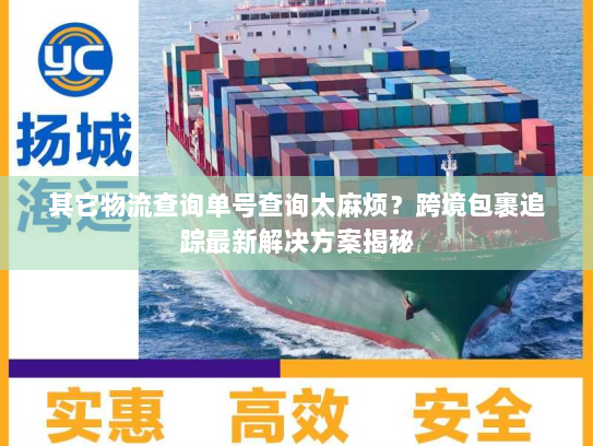 其它物流查询单号查询太麻烦?跨境包裹追踪最新解决方案揭秘 其它物流查询单号查询太麻烦?跨境包裹追踪最新解决方案揭秘