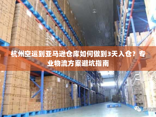 杭州空运到亚马逊仓库如何做到3天入仓?专业物流方案避坑指南 杭州空运到亚马逊仓库如何做到3天入仓?专业物流方案避坑指南
