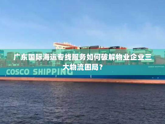 广东国际海运专线服务如何破解物业企业三大物流困局? 广东国际海运专线服务如何破解物业企业三大物流困局?