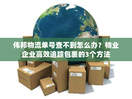伟邦物流单号查不到怎么办？物业企业高效追踪包裹的3个方法