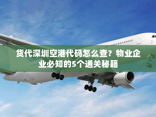 货代深圳空港代码怎么查?物业企业必知的5个通关秘籍 货代深圳空港代码怎么查?物业企业必知的5个通关秘籍