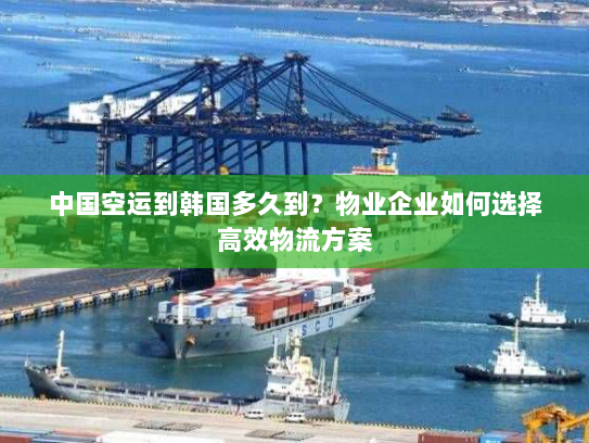 中国空运到韩国多久到?物业企业如何选择高效物流方案 中国空运到韩国多久到?物业企业如何选择高效物流方案