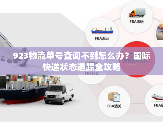 923物流单号查询不到怎么办?国际快递状态追踪全攻略 923物流单号查询不到怎么办?国际快递状态追踪全攻略