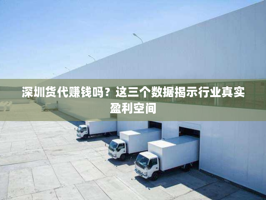 深圳货代赚钱吗?这三个数据揭示行业真实盈利空间 深圳货代赚钱吗?这三个数据揭示行业真实盈利空间