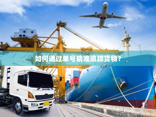 如何通过单号精准追踪货物？