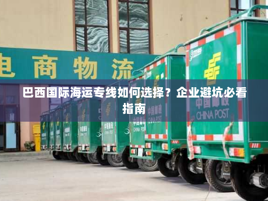 巴西国际海运专线如何选择?企业避坑必看指南 巴西国际海运专线如何选择?企业避坑必看指南