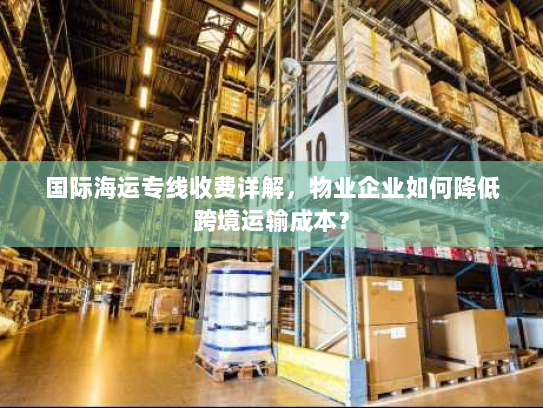国际海运专线收费详解,物业企业如何降低跨境运输成本? 国际海运专线收费详解,物业企业如何降低跨境运输成本?