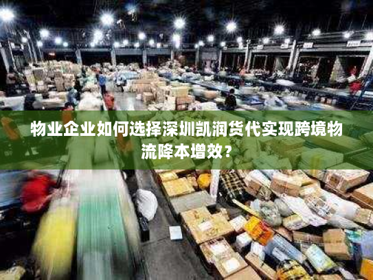 物业企业如何选择深圳凯润货代实现跨境物流降本增效? 物业企业如何选择深圳凯润货代实现跨境物流降本增效?