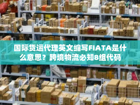 国际货运代理英文缩写FIATA是什么意思?跨境物流必知8组代码 国际货运代理英文缩写FIATA是什么意思?跨境物流必知8组代码