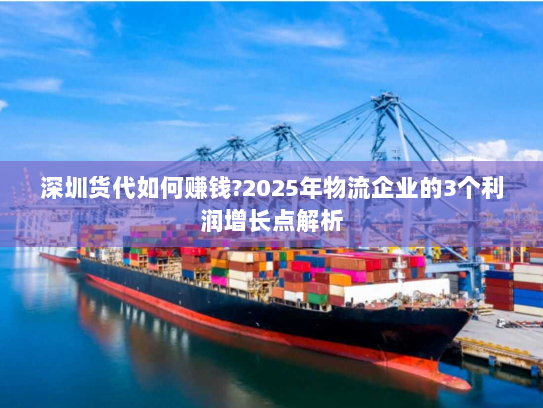 深圳货代如何赚钱?2025年物流企业的3个利润增长点解析 深圳货代如何赚钱?2025年物流企业的3个利润增长点解析