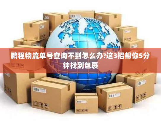 鹏程物流单号查询不到怎么办?这3招帮你5分钟找到包裹